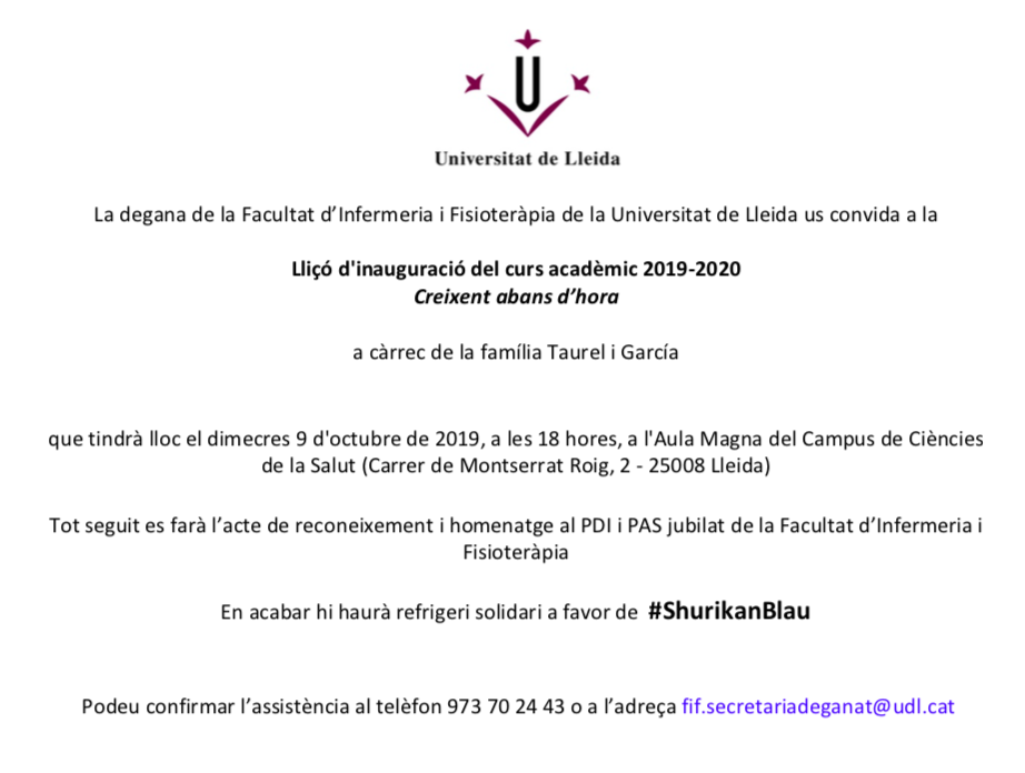 inauguració curs 2019-20