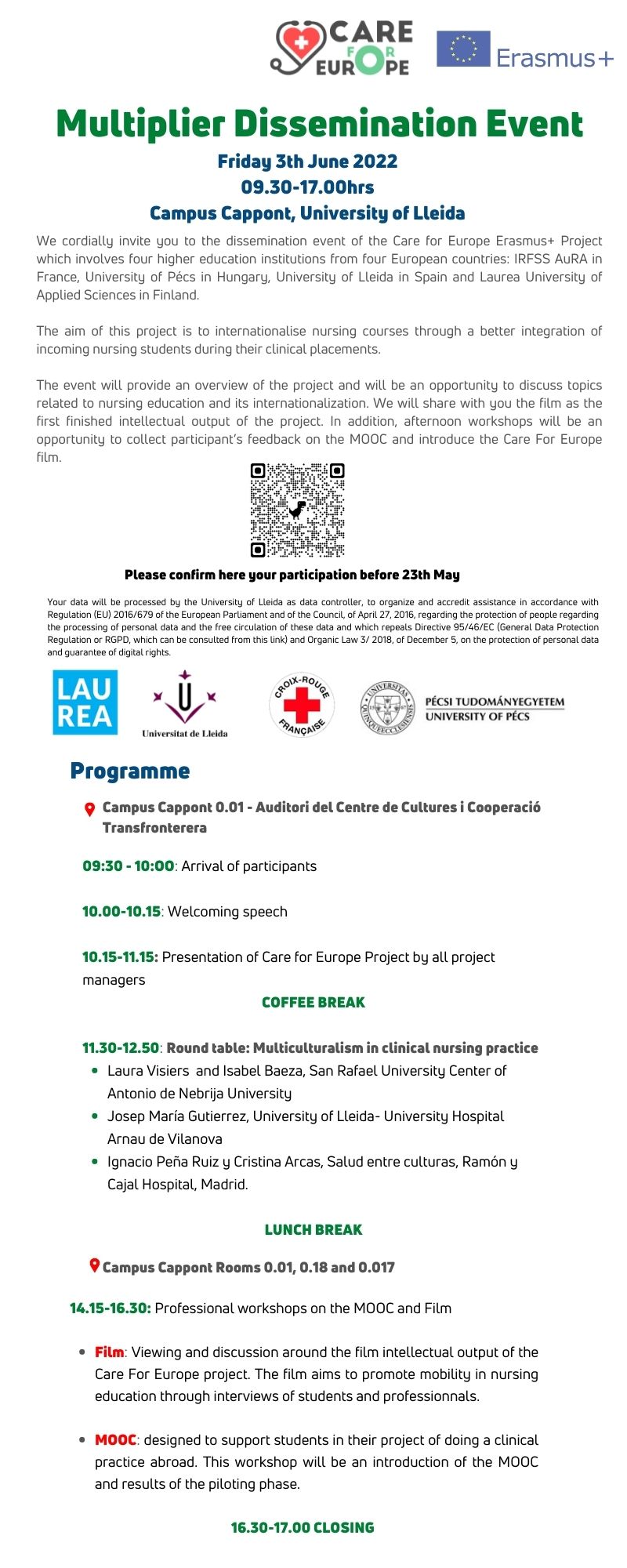 Invitación Care for Europe Project (1)